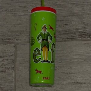 ELF Green Holiday Tumbler NWT